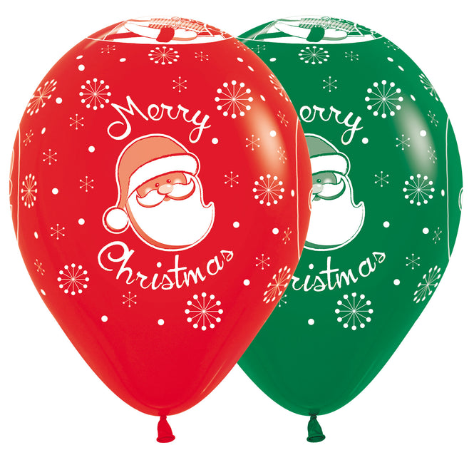 Palloncini Merry Christmas Mix 30cm 25pz