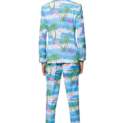 Ragazzo vestito alle Hawaii