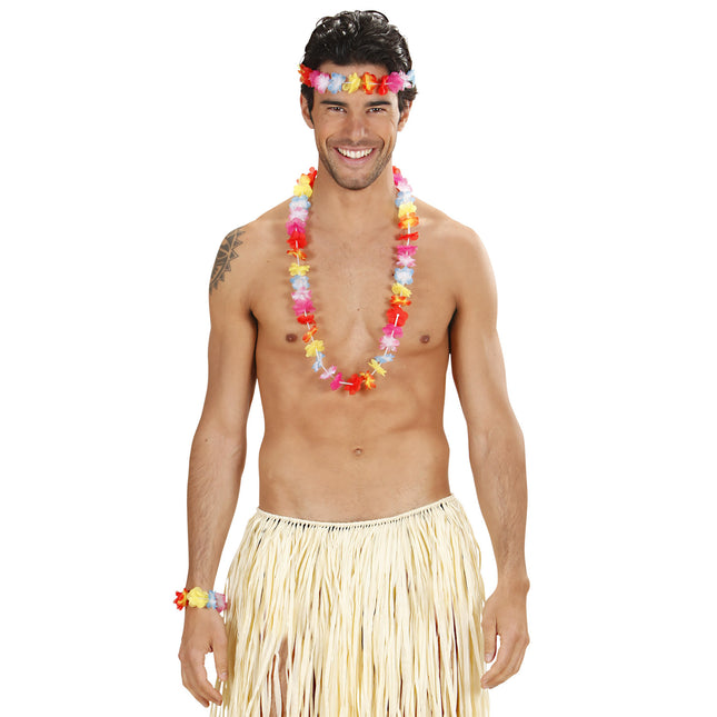 Set di costumi Hawaii 3 pezzi