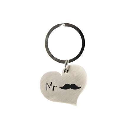 Portachiavi Mr Mustache 10 cm