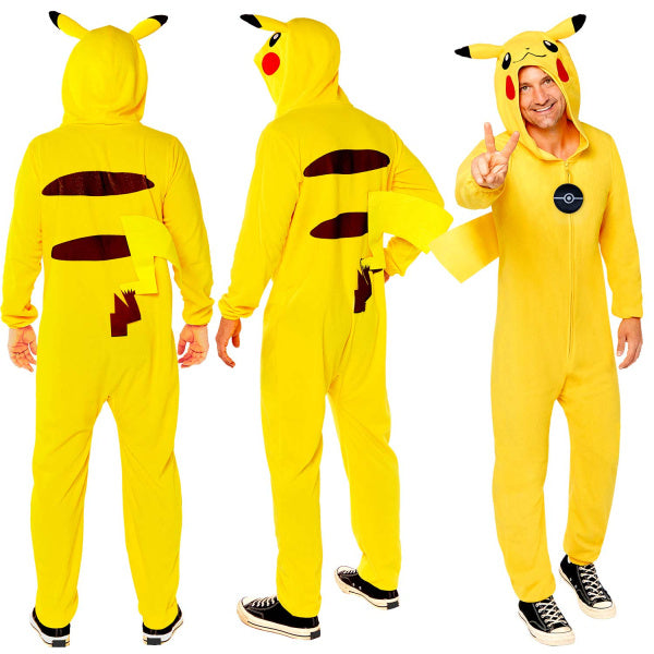 Costume da adulto Pokemon Pikachu