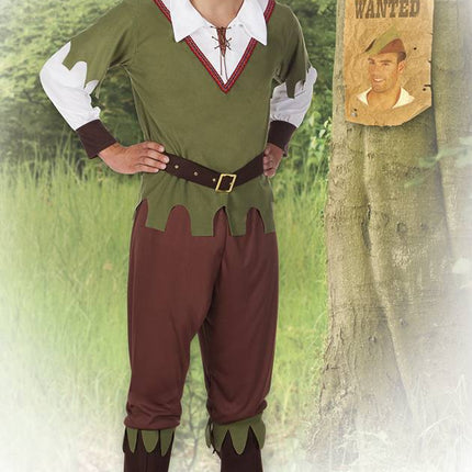 Costume da Robin Hood verde