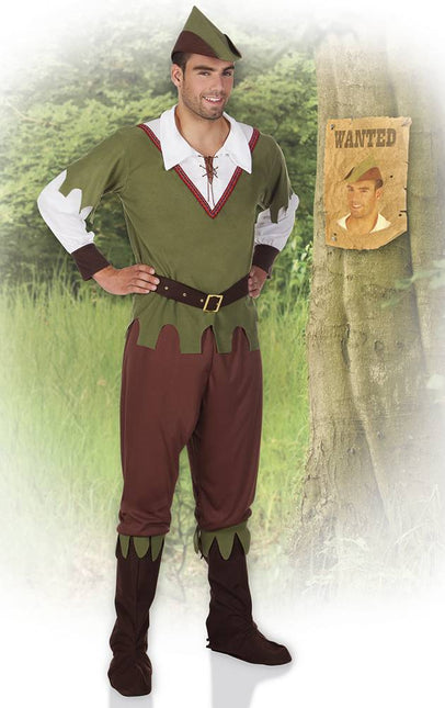 Costume da Robin Hood verde