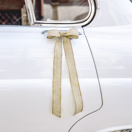 Set di decorazioni per auto fiocchi di biada per matrimoni