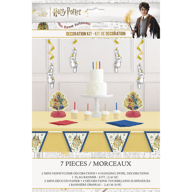 Set di decorazioni di Harry Potter 7 pezzi