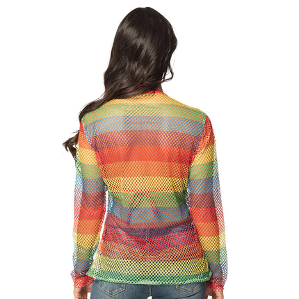 Top a rete Donna Rainbow