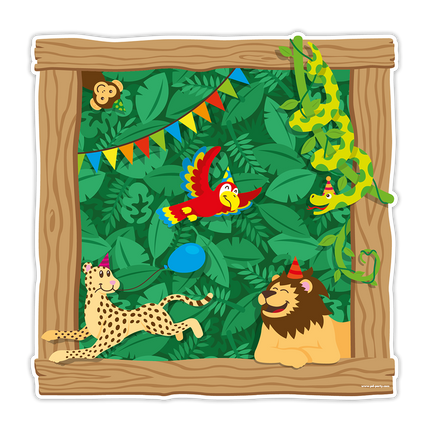 Cartello Jungle Door 50 cm