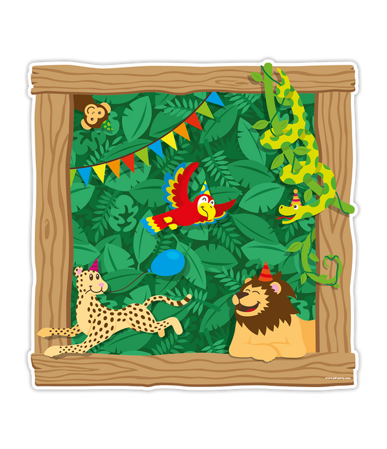 Cartello Jungle Door 50 cm