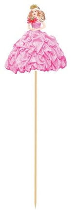 Toppers per cupcake principessa 20cm 8pz