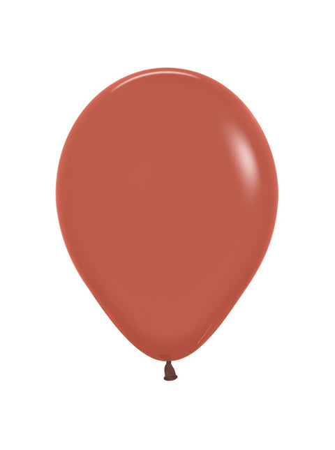 Palloncini Terracotta 23cm 50pz