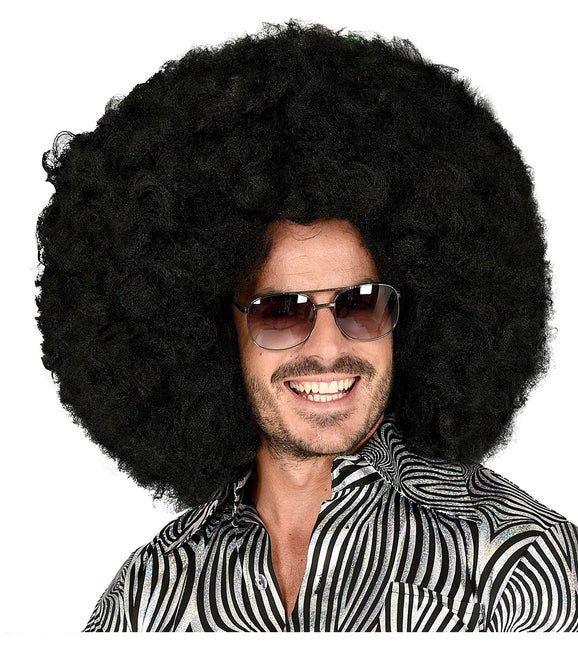 Maxi parrucca afro nera