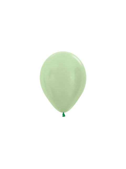 Palloncini Verde Perla 12cm 50pz