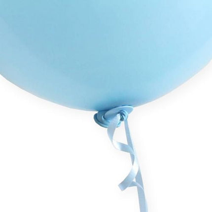 Palloncini Shortcuts azzurro con nastro 100pz