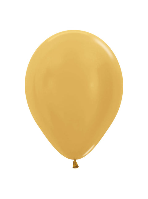 Palloncini Oro Metallizzato 23cm 50pz