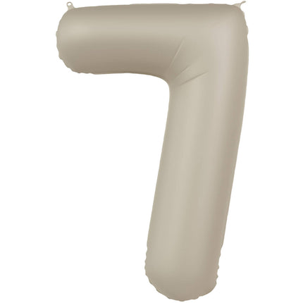 Palloncino Figura 7 Anni Nudo Opaco 86cm