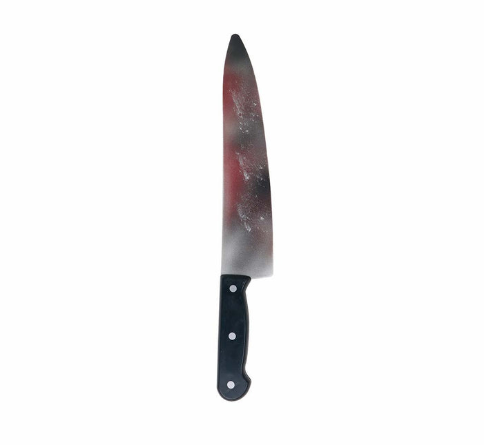 Coltello finto sangue di Halloween 39 cm