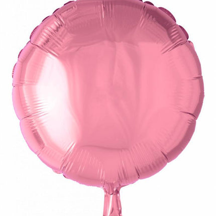 Palloncino a elio rotondo rosa chiaro 46 cm vuoto