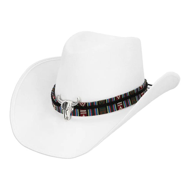 Cappello da cowboy bianco Luxe