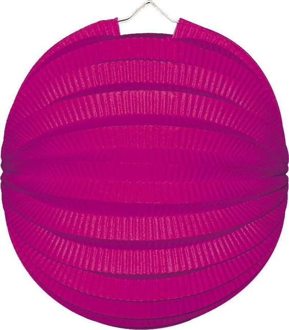 Lampadina a lanterna fucsia 23 cm