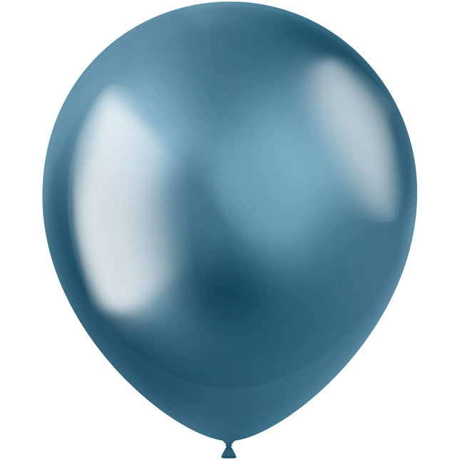 Palloncini blu cromo 33cm 50pz