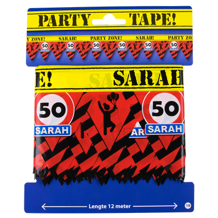 Sarah Barrier Ribbon 50 years Traffic sign 12m