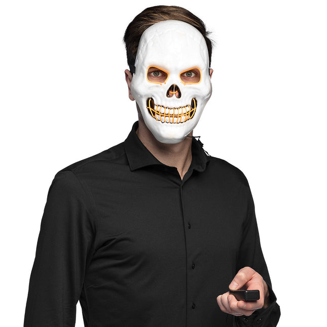 Maschera led di Halloween Teschio assassino