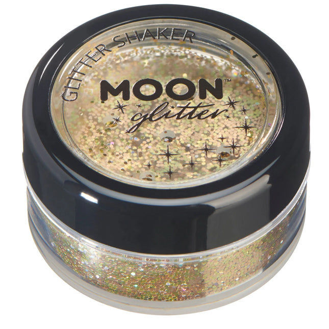 Moon Glitter Holographic Glitter Shakers Oro 5g