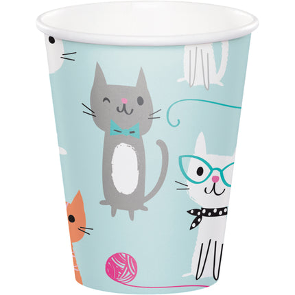 Tazze Party Cats 256ml 8pz