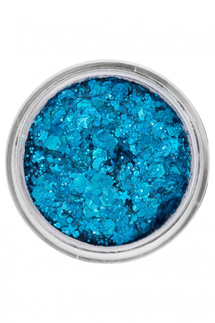 PXP Pressed Chunky Glitter Creme Mystic Blue 10ml