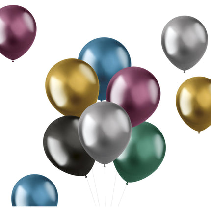 Palloncini colorati Cromo 33cm 50pz