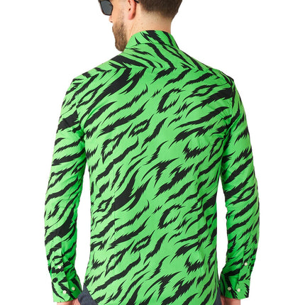 Camicia Tiger Verde Uomo OppoSuits