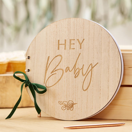 Libro degli ospiti Hey Baby Legno 22cm