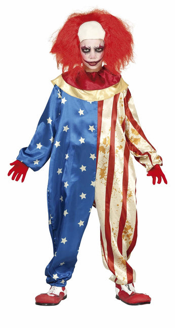 Costume di Halloween da clown dell'orrore per bambino