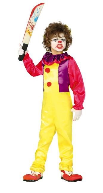 Costume da clown di Halloween per bambino