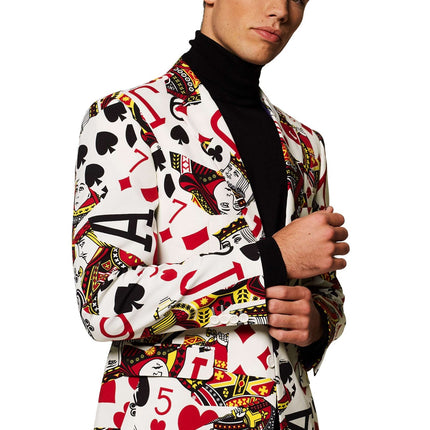 Carte da gioco del casinò Blazer da uomo OppoSuits