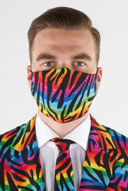 Maschera viso riutilizzabile arcobaleno