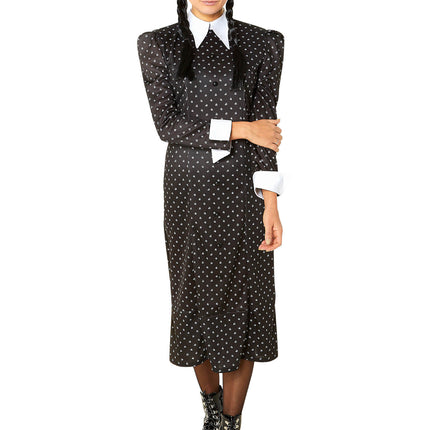 Vestito di Halloween Mercoledì Addams Ladies