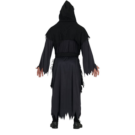 Costume da Killer Halloween Uomo Nero L