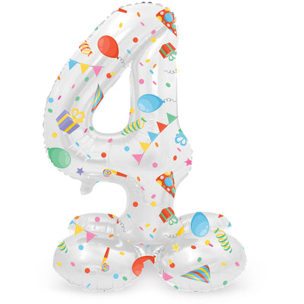 Palloncino ad elio 4 anni con vuoto standard 41 cm