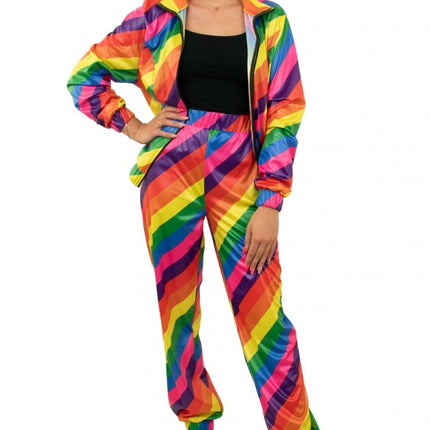 Tuta da ginnastica Rainbow Donna