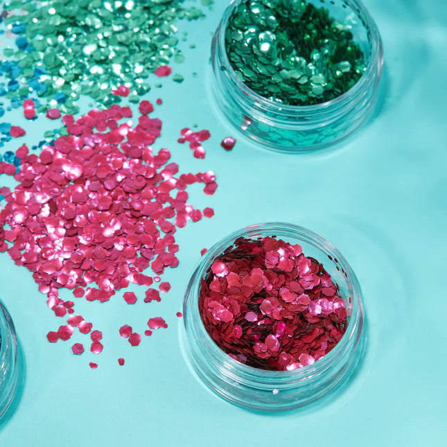 Moon Glitter Bio Chunky Glitter Rosa 3g