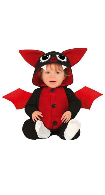 Costume da pipistrello per bambino rosso