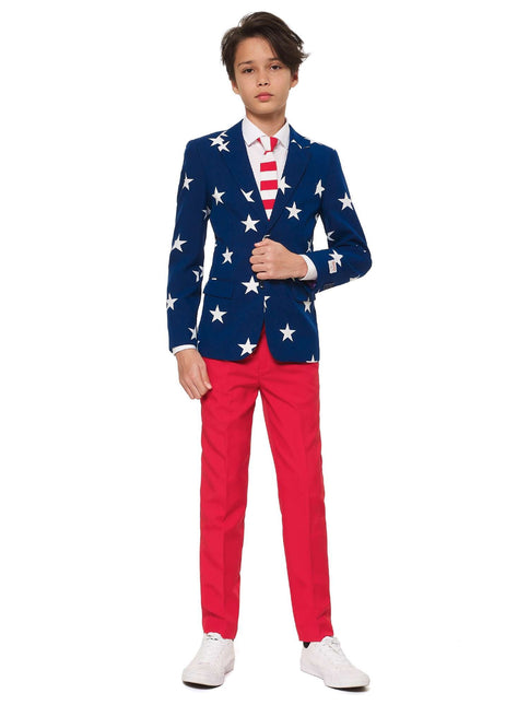 Tuta USA a stelle e strisce Ragazzo adolescente OppoSuits