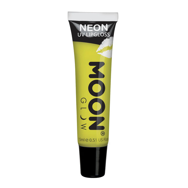 Moon Glow Neon UV Lipgloss Giallo intenso Banana 15ml