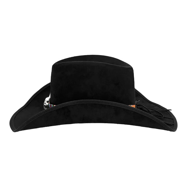 Cappello da cowboy nero Luxe