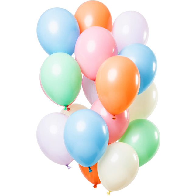 Palloncini Pastello Cromo 33cm 15pz