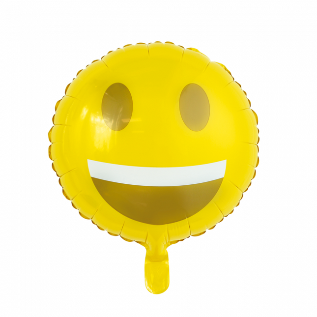 Palloncino ad elio Emoji Smile 45 cm vuoto