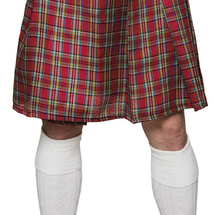 Kilt scozzese rosso