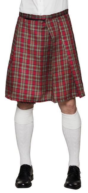 Kilt scozzese rosso