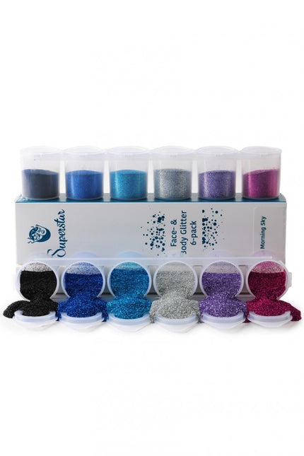 Glitter colorati 6 pezzi